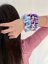 Saténová scrunchie KLASIK - BABY BLUE