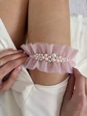 Podvazek TYL - Jemná růžová